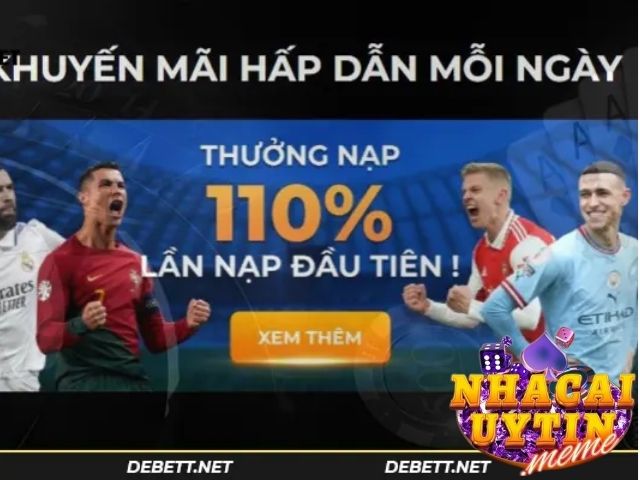 Khuyến mãi Debet cho lần nạp đầu tiên hoàn tiền cực đã