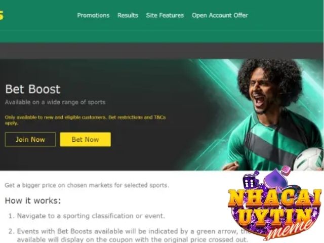 Sảnh bet thể thao có khuyến mãi Bet365