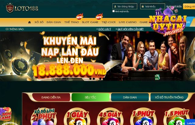 Thông tin nhà cái Loto188