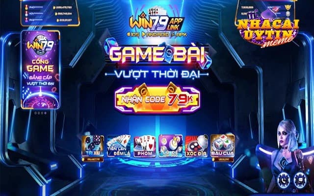 Nhà cái nhiều ưu đãi Win79